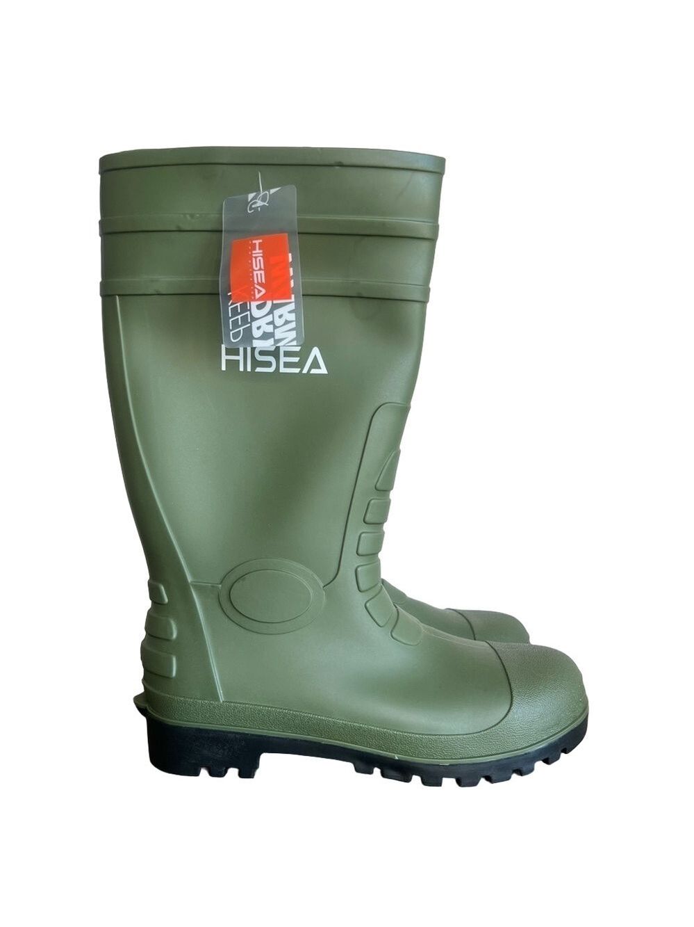 Hisea NEW Men's Steel Toe Waterproof Tall Boot Size 11 SKU#24250